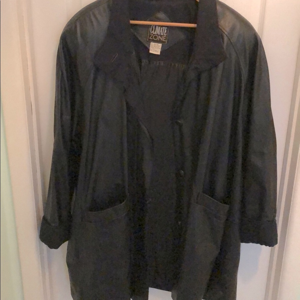 Womens Leather coat.